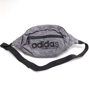 Adidas Originals Fanny Pack Unisex Grey Waist Belt Crossbody 2 Pocket‎